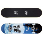 Drevený skateboard do 100 kg – modrý